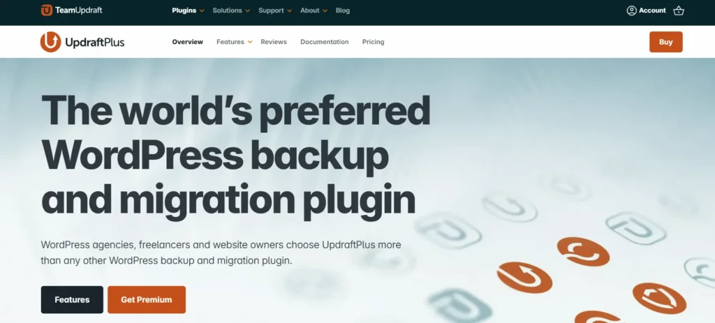 I migliori plugin di backup per WordPress per proteggere il tuo sito web: 82 UpdraftPlus