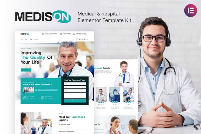 Medison - Hospital & Healthcare Clinic Elementor Template Kit 