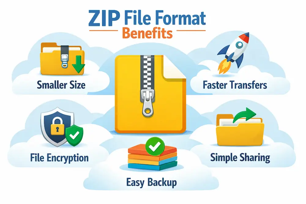 Qu'est-ce qu'un format de fichier ZIP ? 79 Avantages du format de fichier ZIP