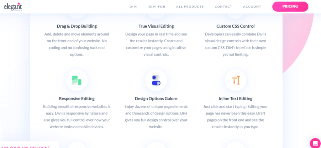 Divi modules and sections 