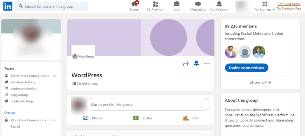 wordpress-groups-linkedIn