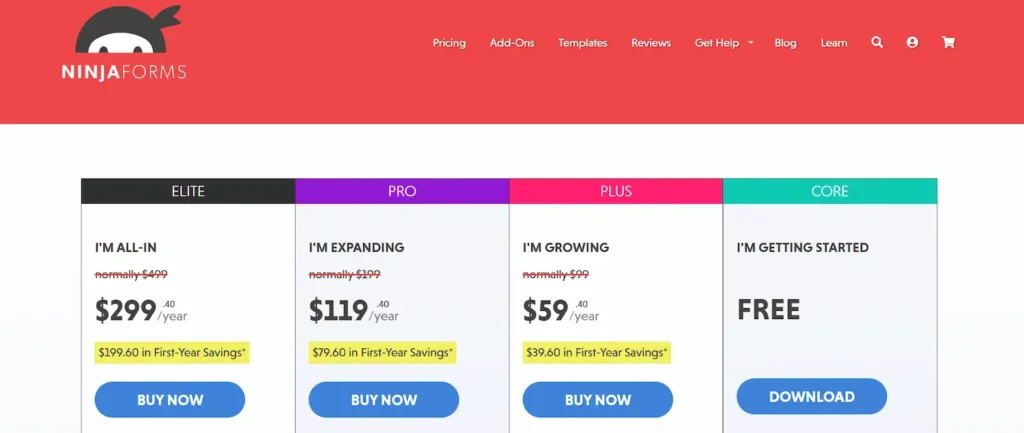 Ninja Forms-anmeldelse for 2026: Er det en kraftfuld WordPress-formularbygger? 80 Ninja Forms-abonnementer og prisstruktur