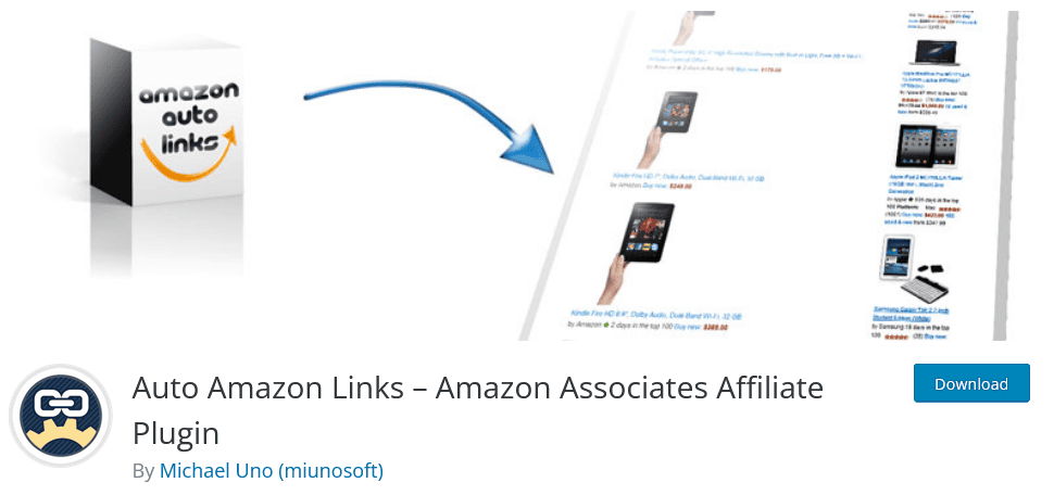 AMAZON LINK-affiliate-plugin