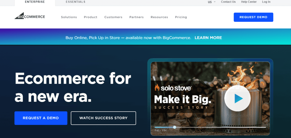 Big commerce ecommerce platform
