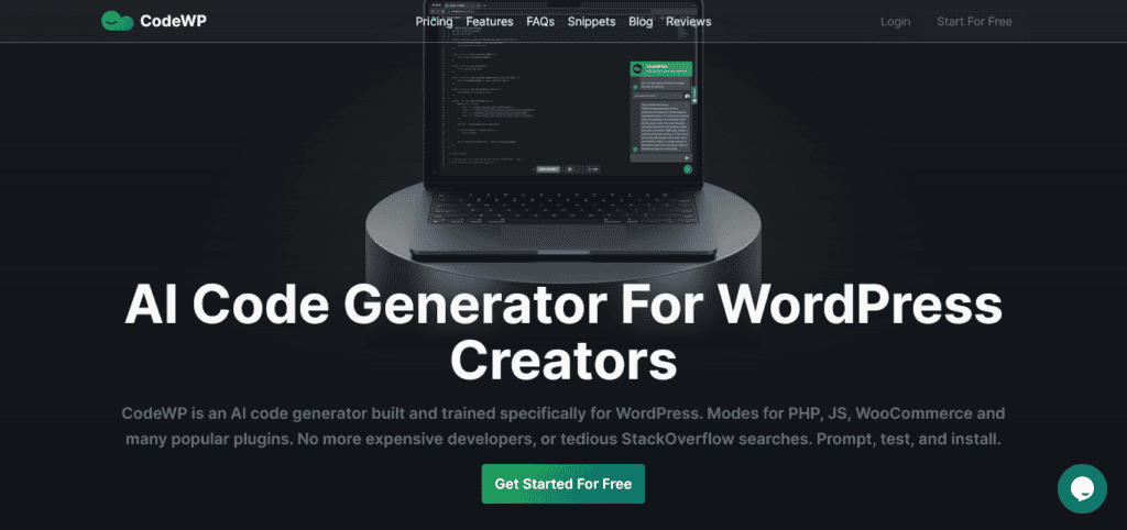 codewp-ai-wordpress-code-generator