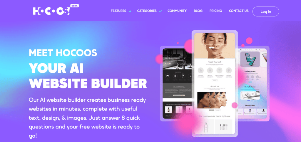 hocoos-best-ai-website-builder