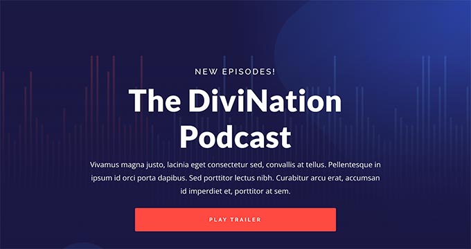 Divi - WordPress podcast thema