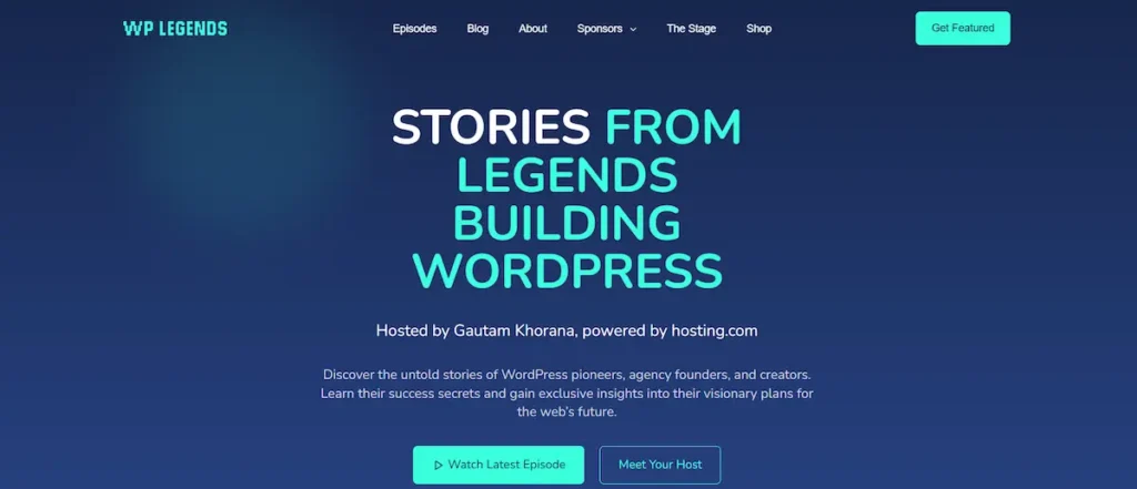 Best Podcast Website Examples and Themes: Ultimate List 78 WP Legends