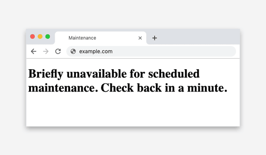 How-To-Fix-"Briefly-Unavailable-For--Scheduled-Maintenance”
