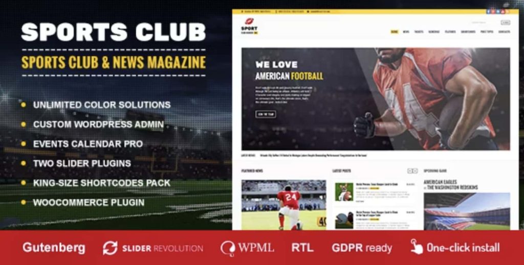 WordPress-sports-theme-Sports-Club