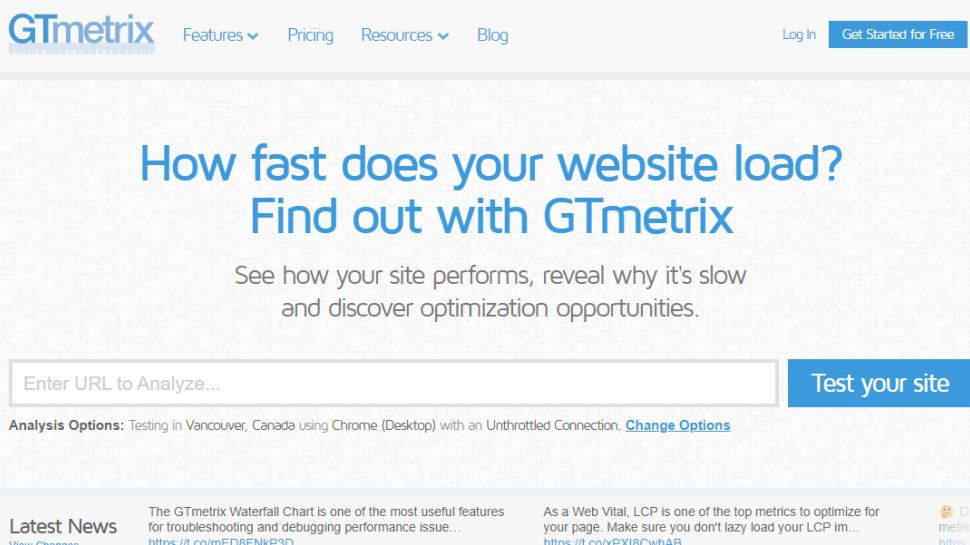 Gtmetrix-website speed test