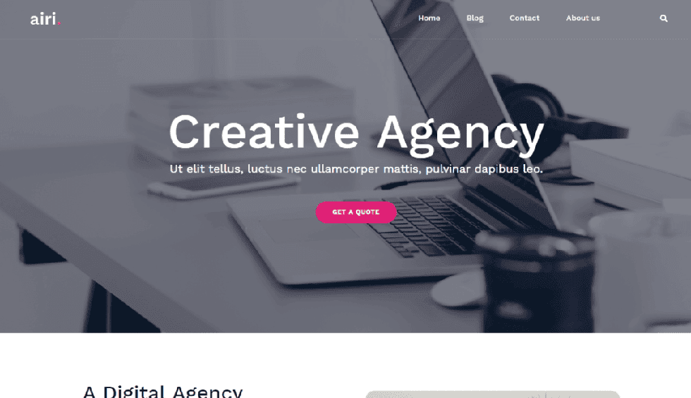Airi- wordpress agency theme