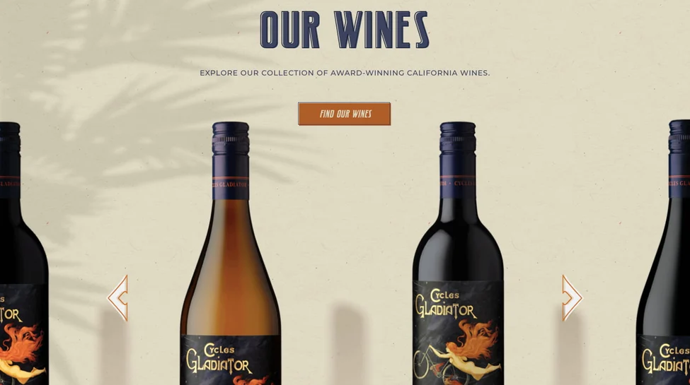 Interactive website allows users to view their wine collection bottle by bottle