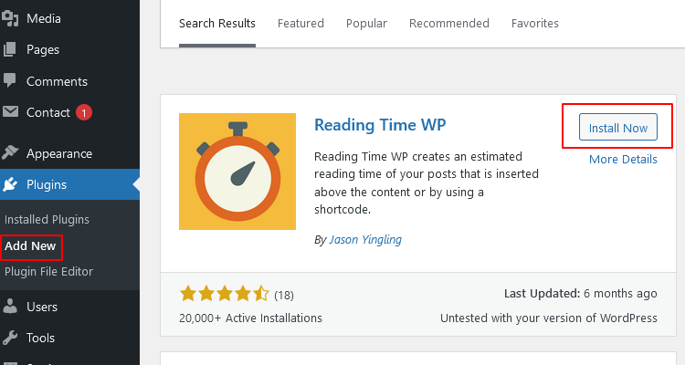 reading-time-wp-plugin-install-activate