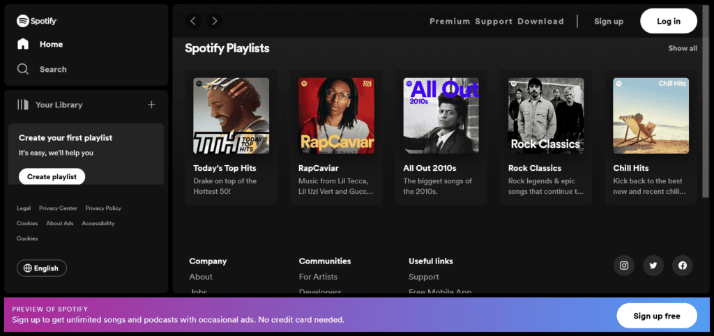 spotify-music-streaming-service-wordpress-site-example