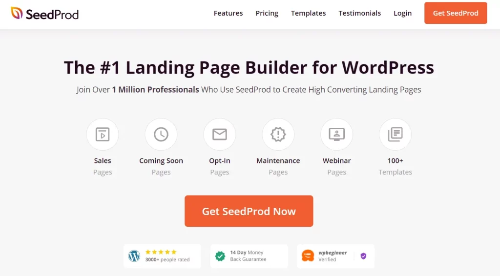 SeedProd -  lead generation wordpress plugins