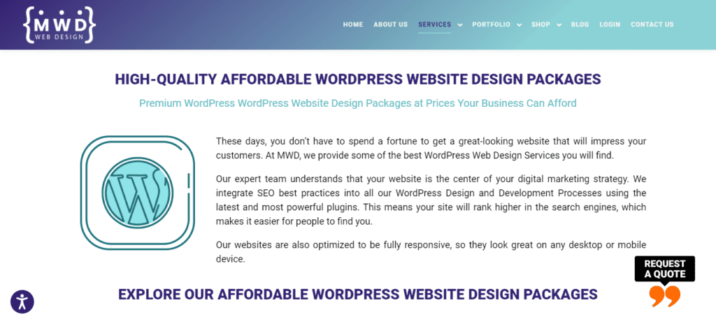 网页设计WWD-wordpress-网站设计包