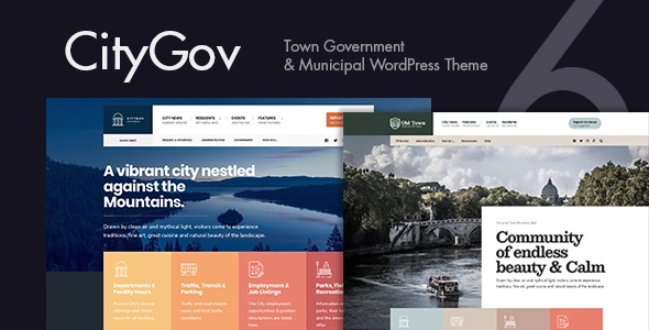 CityGov - Tema WordPress per il governo