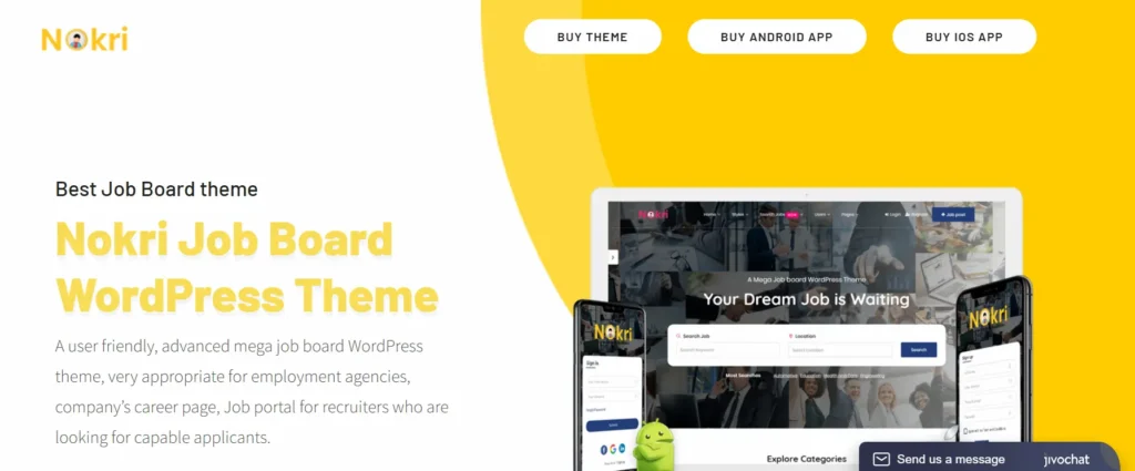11 bedste WordPress-rekrutteringstemaer: Ekspertvalg i 2026 84 Nokri