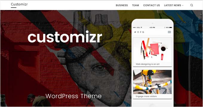 Customizr Beste kostenlose WordPress-Themes