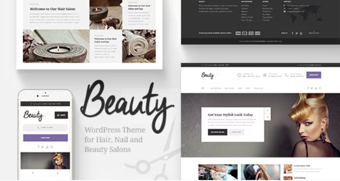 Beauty - beauty salon wordpress theme