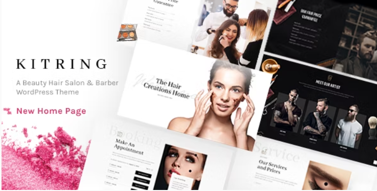 Kitring - WordPress theme for beauty business