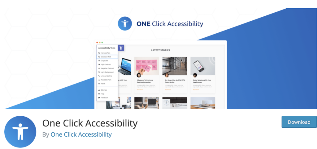Accessibilité en un clic