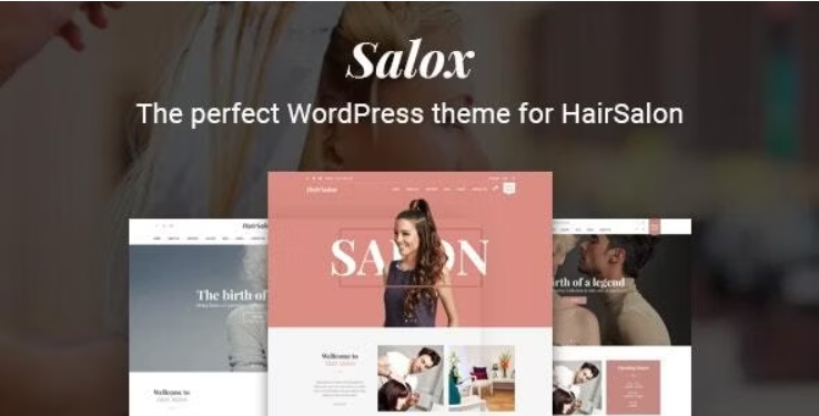 Salox - thème wordpress pour salon de coiffure