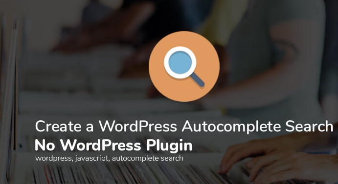 Ricerca con completamento automatico di WordPress