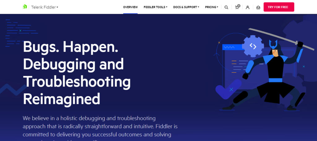 telerik fiddler-miglior strumento di debug per sviluppatori di siti web