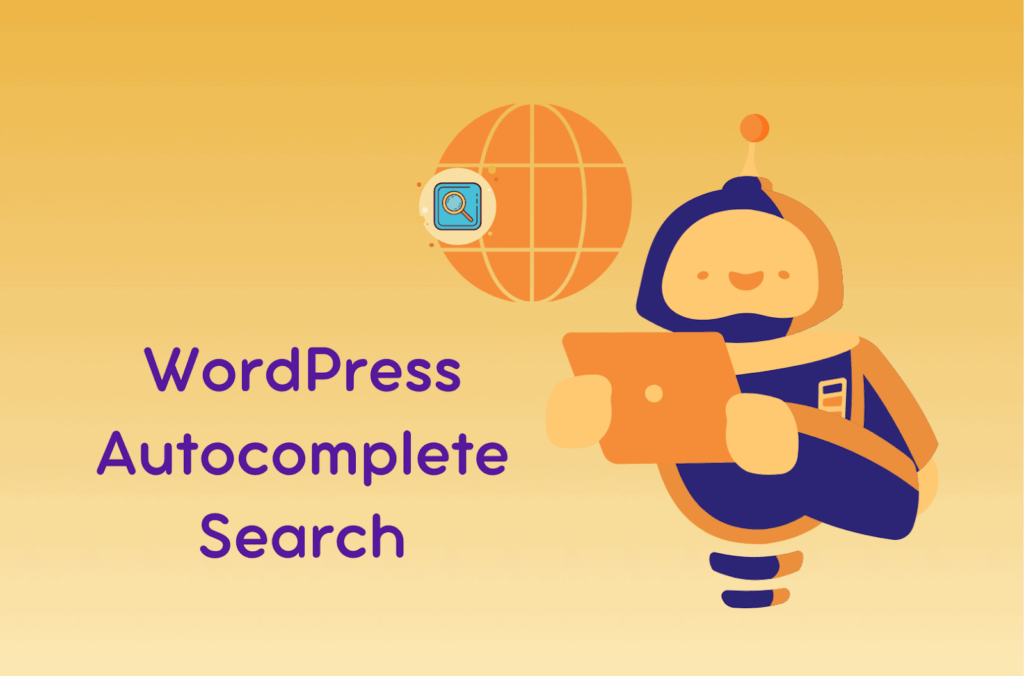 WordPress Autocomplete Search