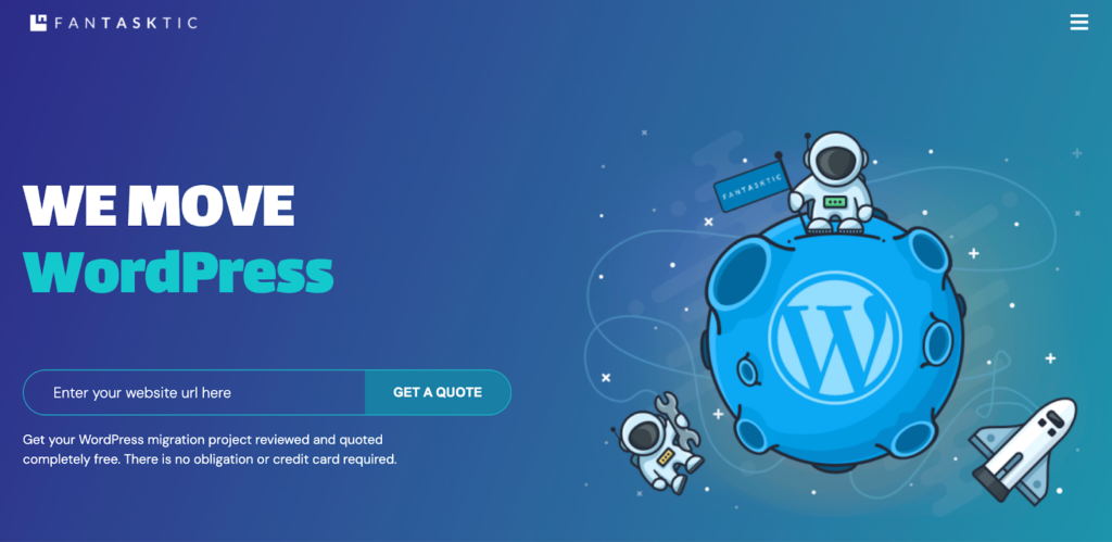 Fantasktic WordPress migration services