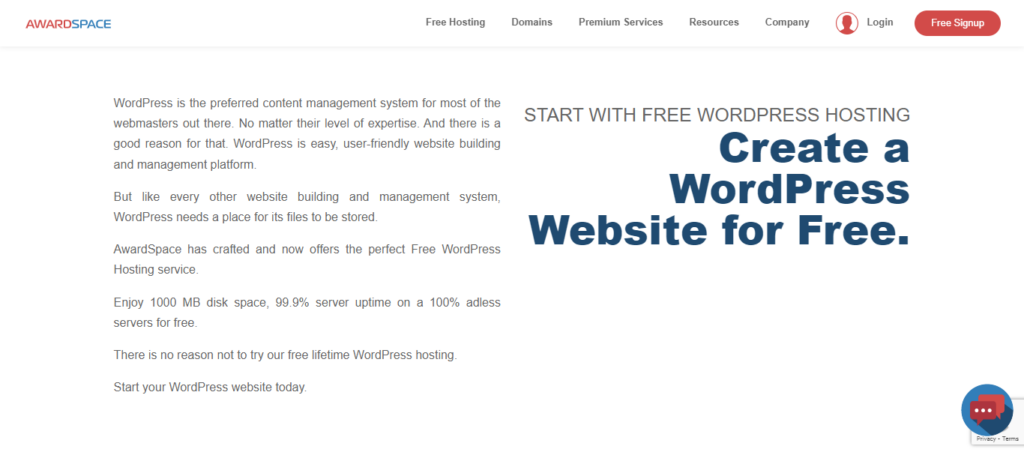 awardspace-free-wordpress-hosting