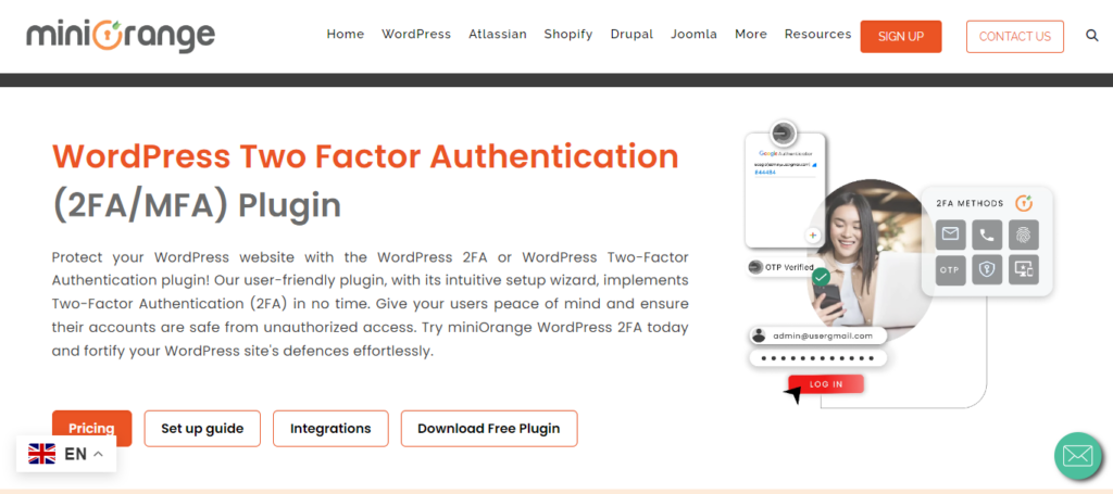 miniorange-twee-factor authenticatie-wordpress-plugin