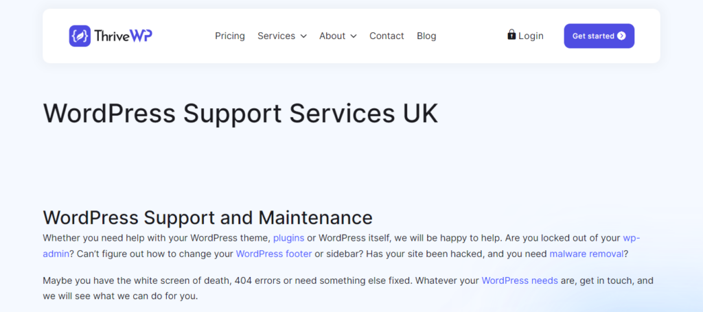 thrivewp-wordpress-support-uk