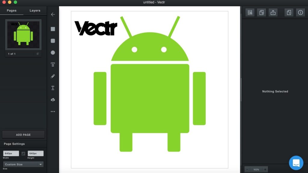 Herramientas de diseño web Vectr