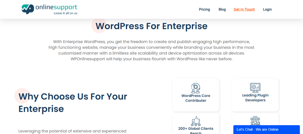 wponlinesupport-enterprise-wordpress-development