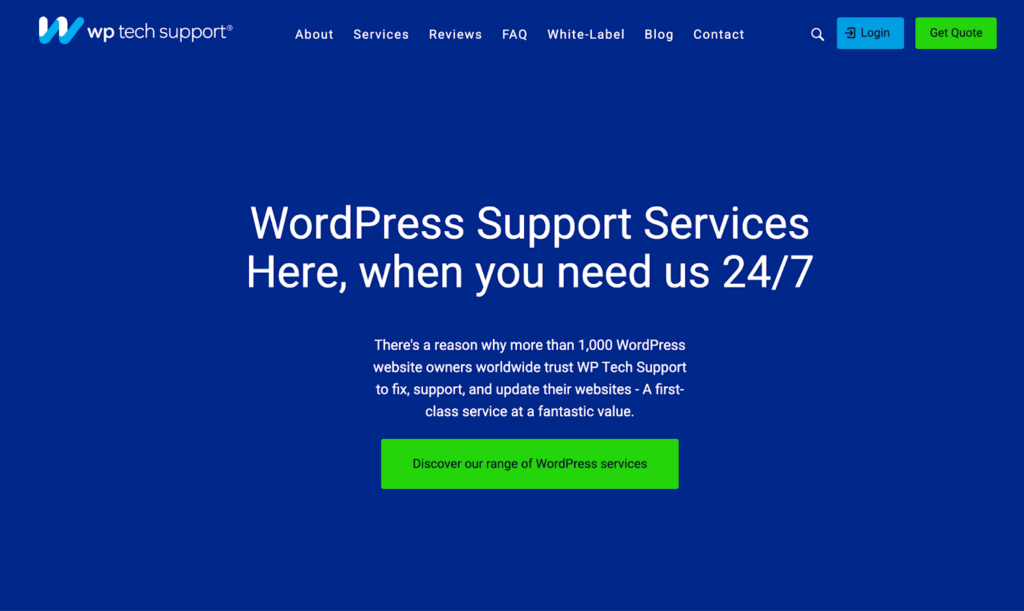 Support client WordPress