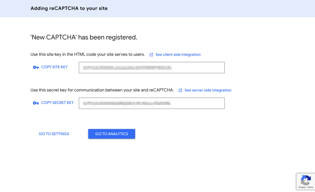 WordPress reCAPTCHA