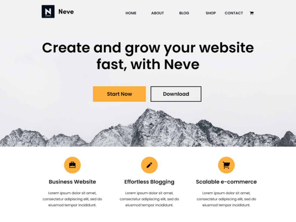 Neve-fastest-wordpress-themes