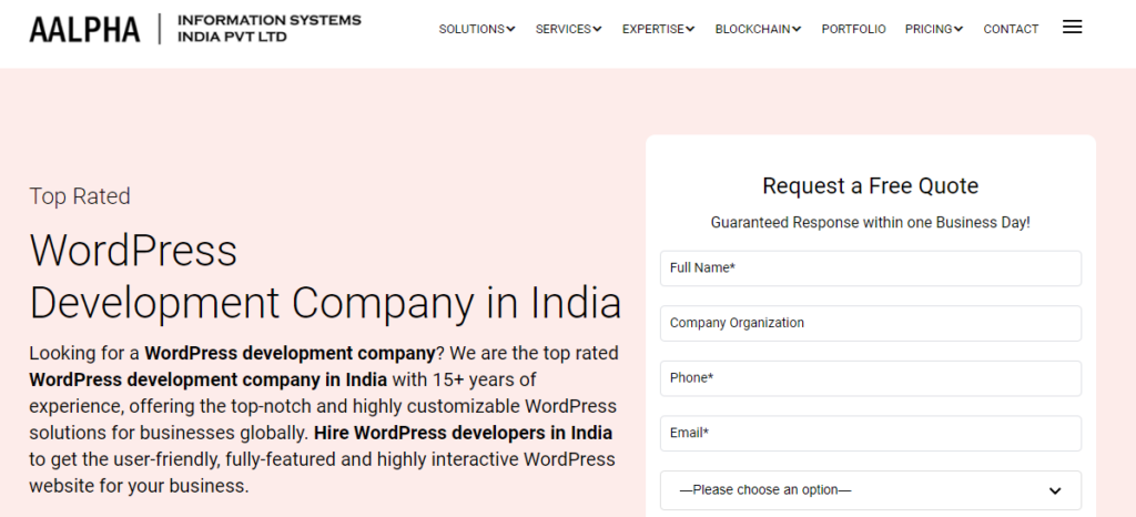 aalpha-wordpress-development-agencies-india
