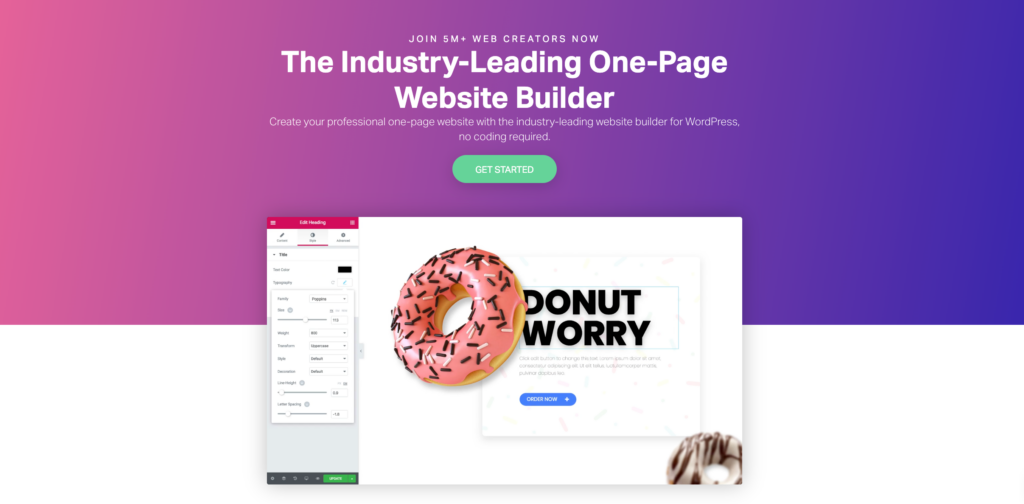 build-one-page-website-in-wordpress-with-elementor
