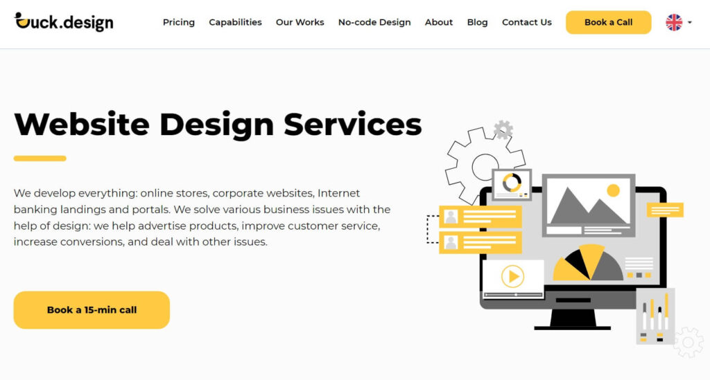 Duck Design - custom WordPress website design services