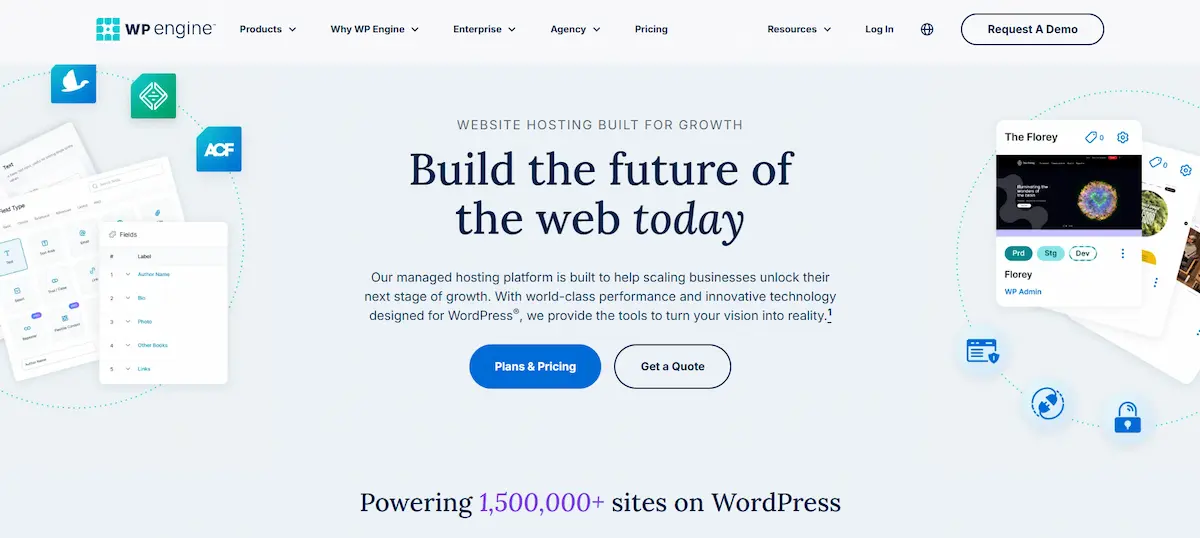 Beste WordPress-hostingproviders 81 wp engine homepage