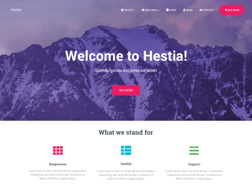 Hestia-fastest-wordpress-themes