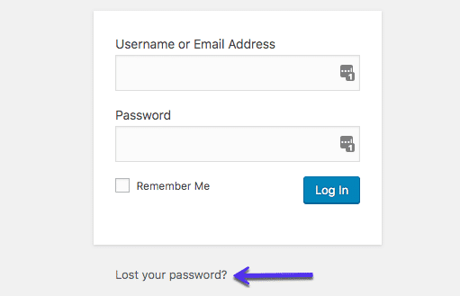 Lost Your Password?_Find My WordPress Login URL