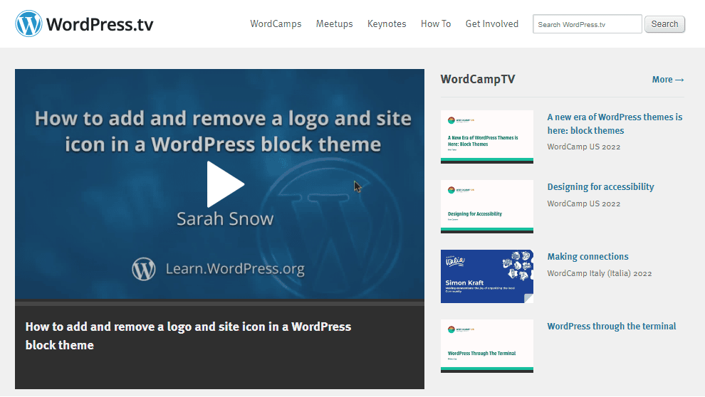 WordPress.tv-blog