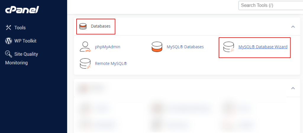 mysql-database-wizard