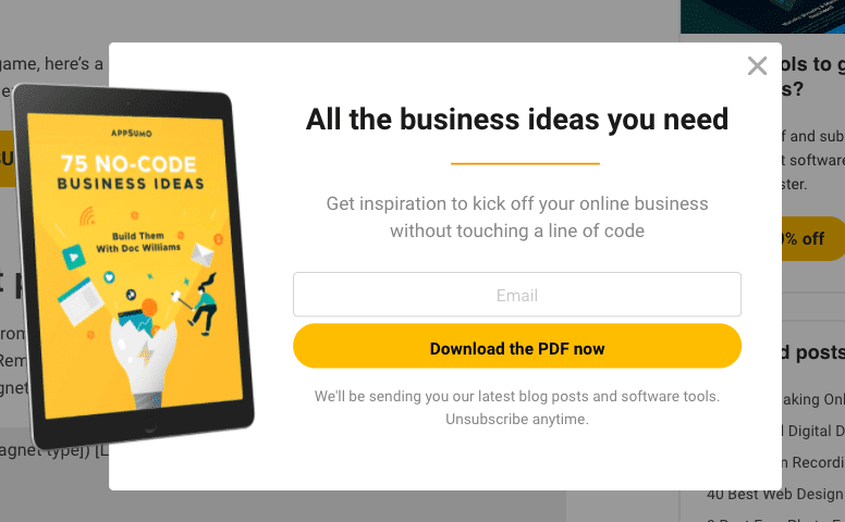 Appsumo'S 75 No-Code Business Ideas Deal Review: Unlock Innovation