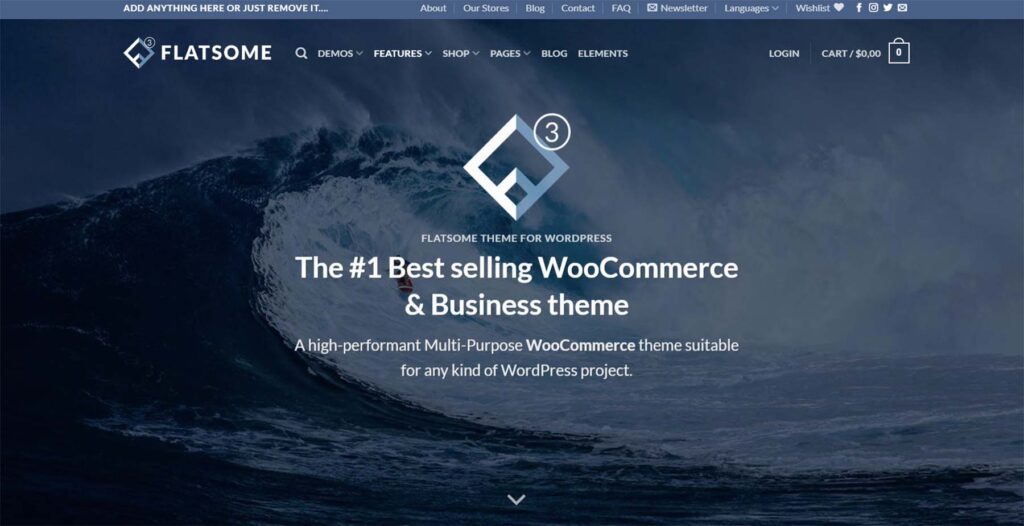 Flatsome - themes  for ecommerce website